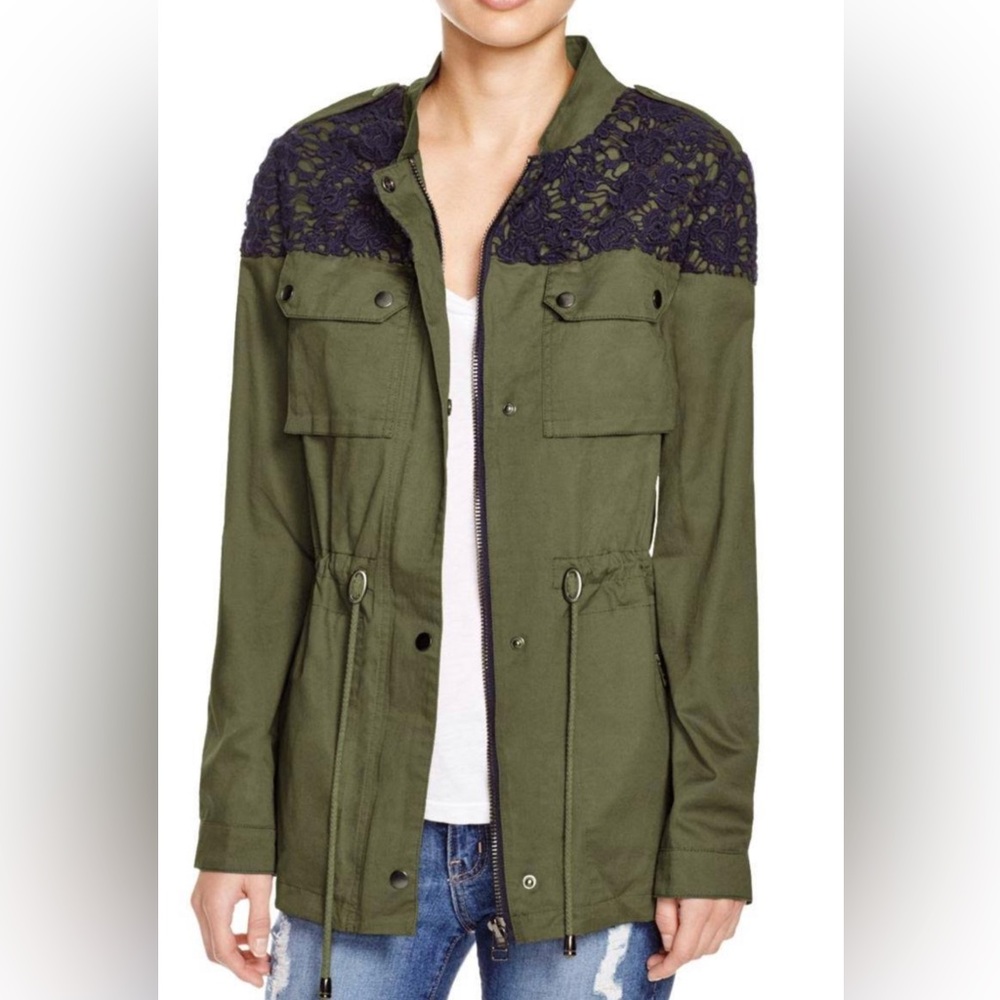 AQUA Jacket Lace Appliqué- XS